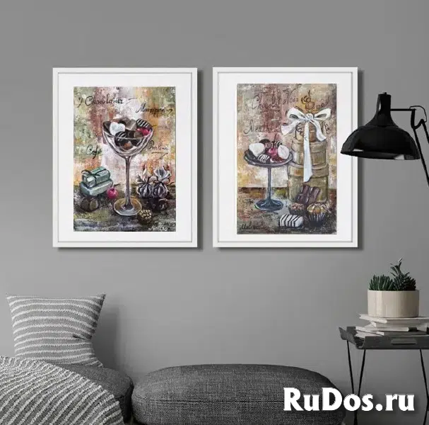 Шоколад #3. Серия "Шоколад". Картина маслом интерьерная изображение 5