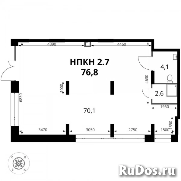 Продам коммерческую недвижимость 76.8 м2 изображение 3