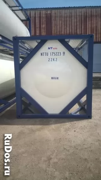 Танк-контейнер тип Т11 объём 18м3 для перевозки компонентов эмульсионных взрывчатых веществ, новый. фотка