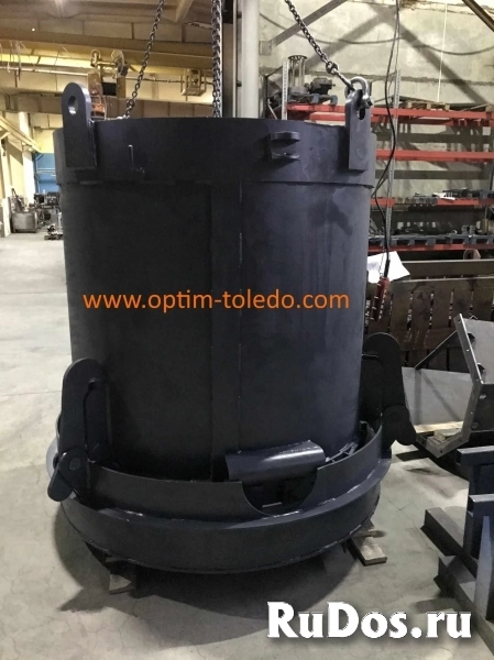 Корзина (бадья) для загрузки шихты в дуговую печь фото