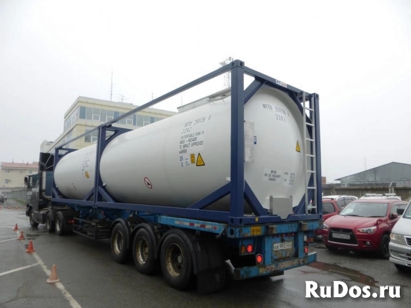 Танк-контейнер объём 25м3 тип Т4, для перевозки нефтепродуктов, новый. изображение 3
