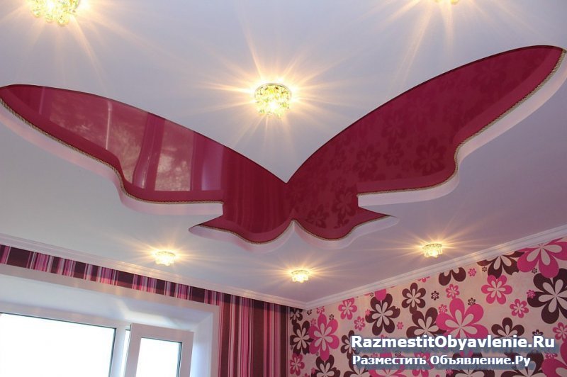 Монтаж натяжных потолков в Плавске. фотка