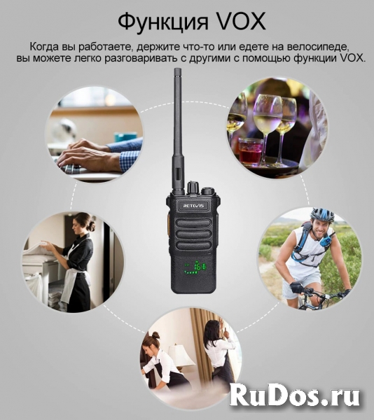 Рация Retevis RT86 профи 10 Вт (новые ) изображение 3