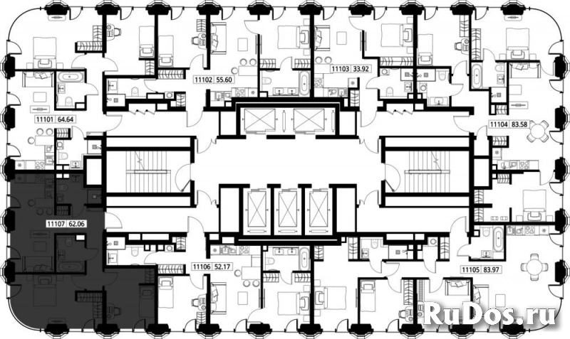 Продам 2 комнатную квартиру 62.24 м2 изображение 3