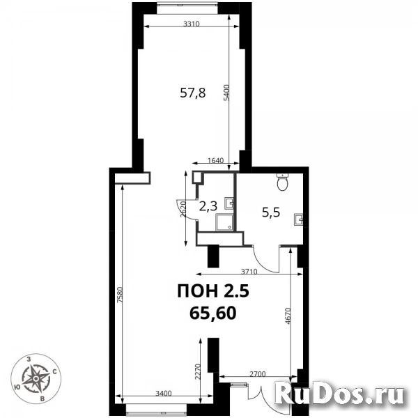 Продам коммерческую недвижимость 65.6 м2 изображение 3