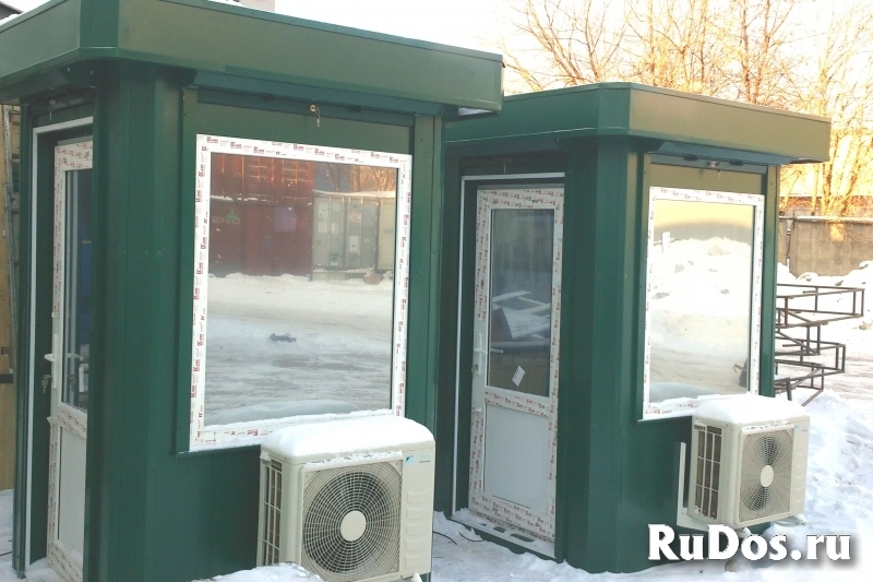 Пост охраны тип п-2, 1,5х1,5х2,5м, строгий стиль изображение 3