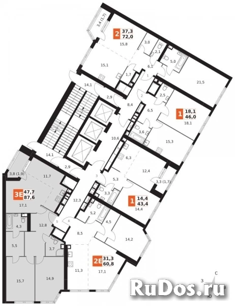 Продам 3 комнатную квартиру 87.6 м2 изображение 4
