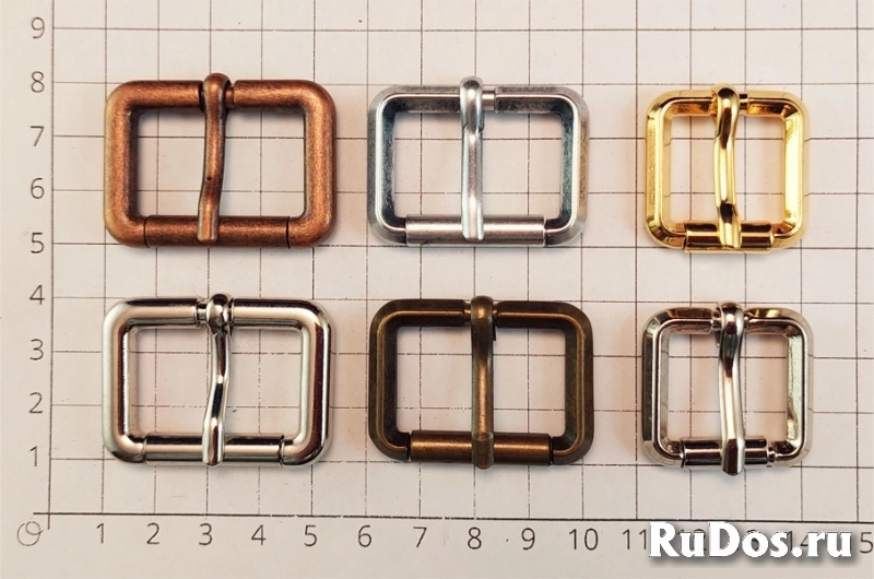 Пряжки металлические, пряжки роликовые, винты для ремней, мелкий опт изображение 4
