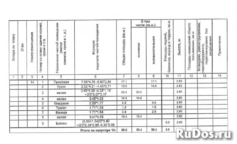 Продам 3 комнатную квартиру 86.8 м2 фотка