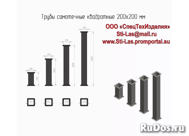 Металлические самотечные трубы изображение 3