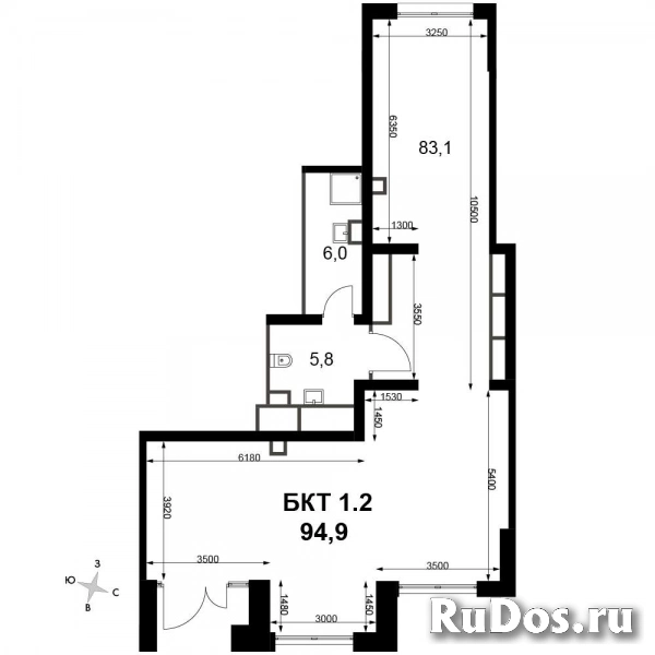 Продам коммерческую недвижимость 94.9 м2 изображение 3