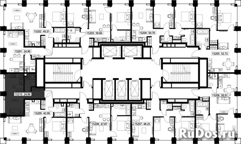 Продам 1 комнатную квартиру 24.9 м2 изображение 3