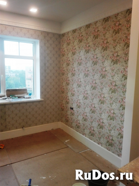 Обоями поклейка. изображение 4