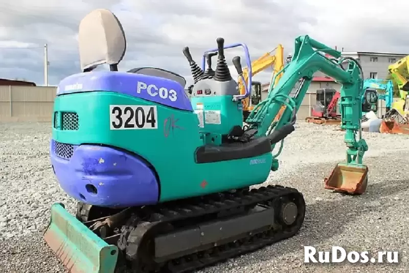 Японский мини-экскаватор KOMATSU PC-03 изображение 4
