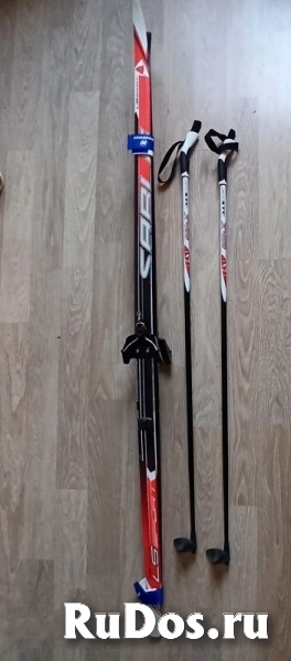 Продаю новые беговые лыжи с ботинками изображение 5