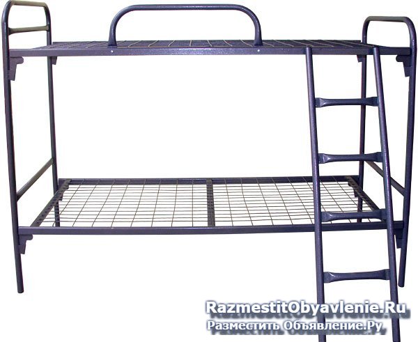 кровати двухъярусные, купить металлические кровати изображение 4