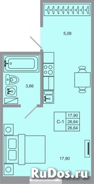 Продам 1 комнатную квартиру 26 м2 фото