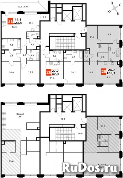 Продам 2 комнатную квартиру 106.3 м2 изображение 4