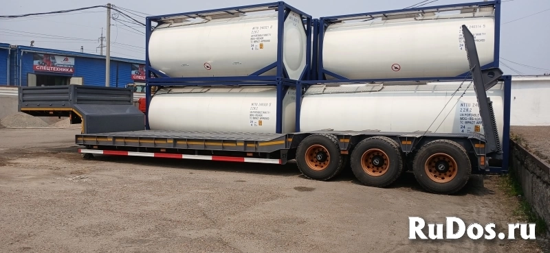 Полуприцеп-трал с трапами TONGYADA CTY9603TDPS негабарит с понижением 3-оси, грузоподъёмностью 45 тонн, новый изображение 7