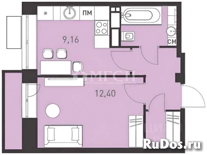 Продам 1 комнатную квартиру 30.8 м2 изображение 7