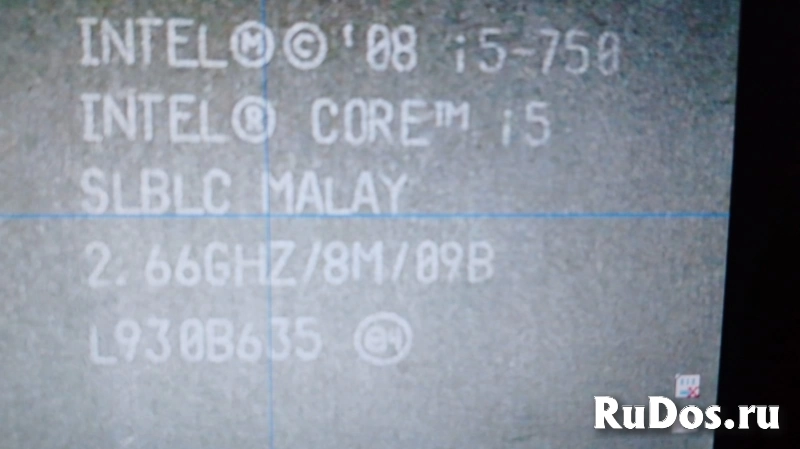 Процессор Intel Core i5 750 фотка