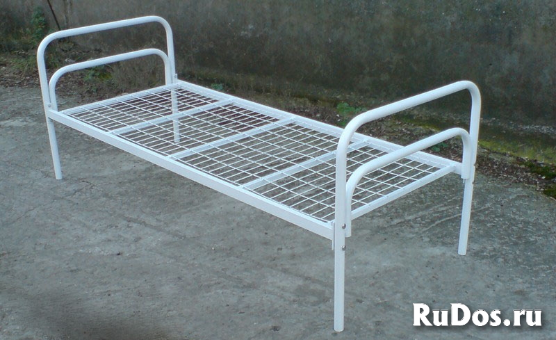 Бюджетные кровати металлические для госпиталей, поликлиник фото