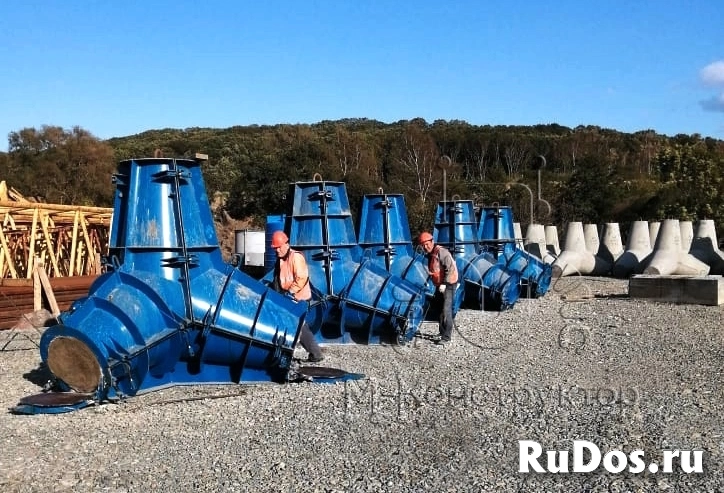 Металлоформы тетраподов изображение 4