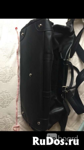 Сумка новая samsonite black label италия новая кожа черная больша изображение 5