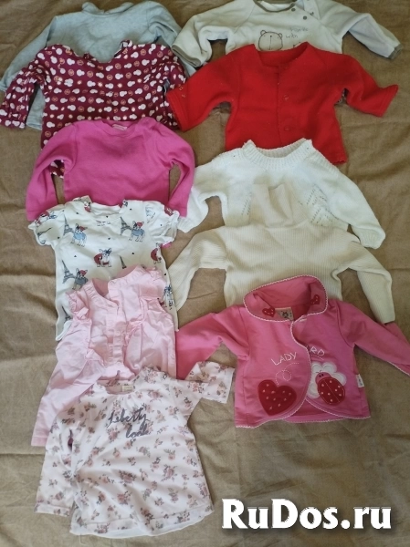 Вещи на девочку р. С 62-80 изображение 3