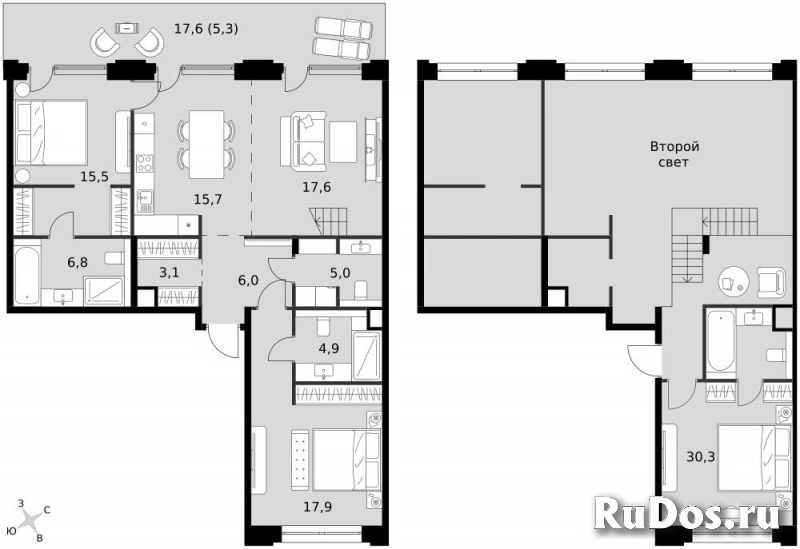Продам 3 комнатную квартиру 128.1 м2 фотка