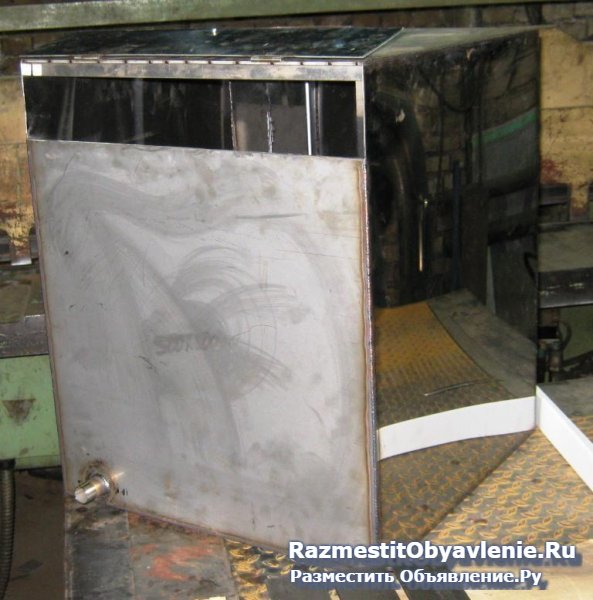 Бак металлический  под воду . Емкость накопительна фото