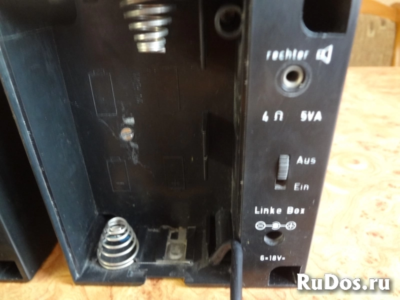 Кассетный аудио плеер Siemens RC 826 с активными колонками изображение 10