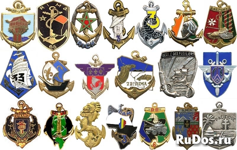 Знаки морской пехоты Франции фотка