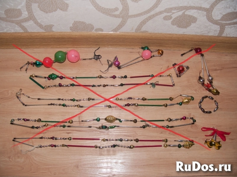 Ёлочные игрушки эпоха СССР винтаж изображение 5