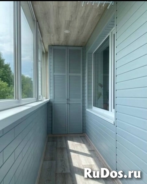 Балконы под ключ, остекление, утепление, отделка изображение 3