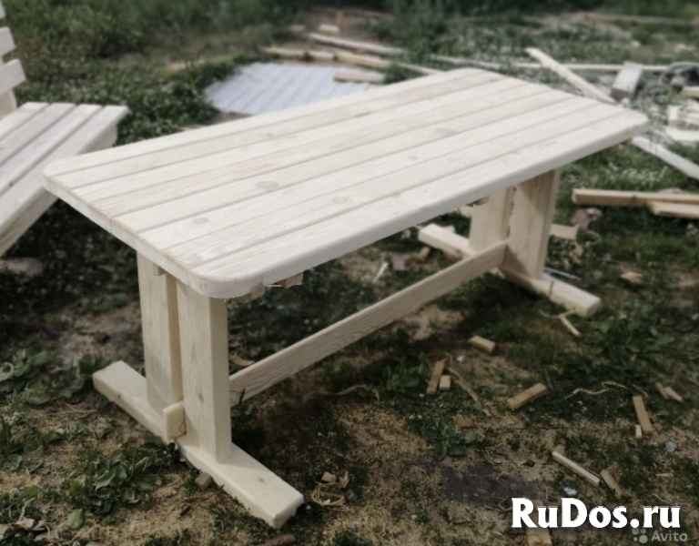 Стол под старение из сосны фотка