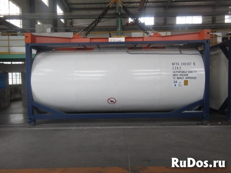 Танк-контейнер тип Т11 объём 24м3 для перевозки жидких реагентов, новый. фотка
