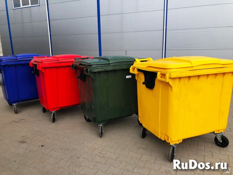 Мусорный контейнер, мусорный бак 240 литров изображение 3