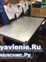 тележки платформенные со съемными бортами оцинкова изображение 3