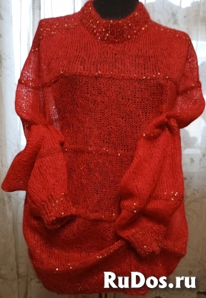Свитер с пайетками фото