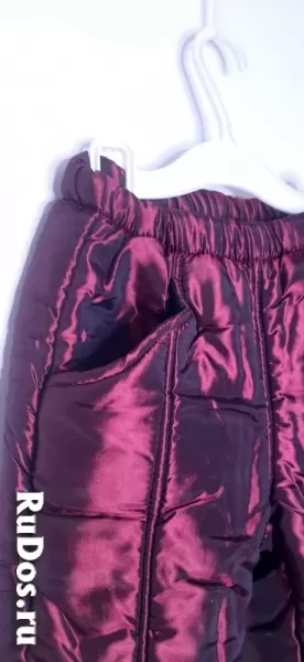 Утеплённые новые брюки 122 изображение 8