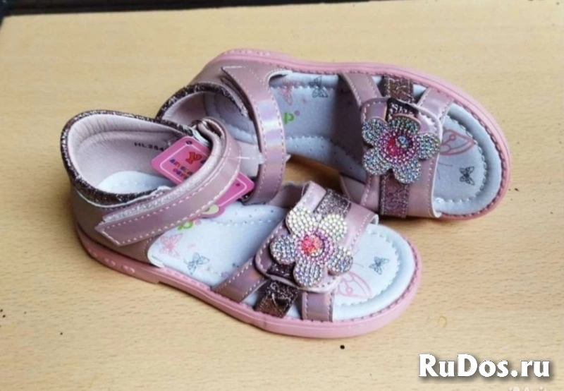 Сандалии 27, 29, 30 р-ры новые босоножки для девочки изображение 7