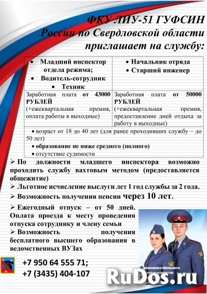 Служба в УИС фото