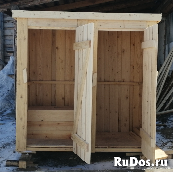 Туалетная кабинка с хозблоком изображение 3