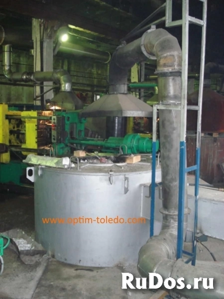 Печь тигельная газовая для плавки цветных металлов фото