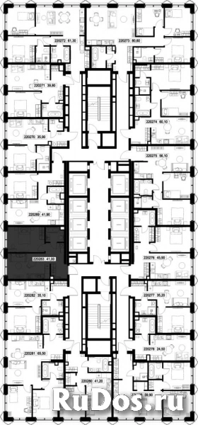 Продам 1 комнатную квартиру 41 м2 изображение 3