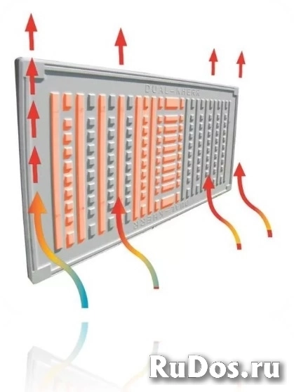 Электрический полотенцесушитель 100x50 см изображение 8