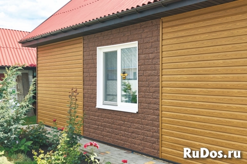 Сайдинг Корабельный брус под дерево фотка