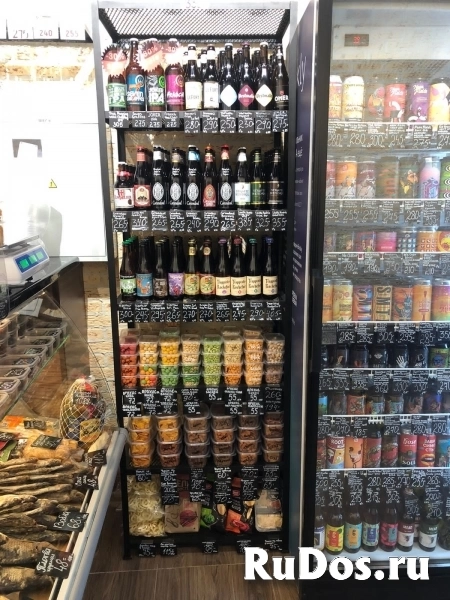 Стеллаж витрина торговая ЛОФТ сварная из уголка и сетки ПВЛ фотка