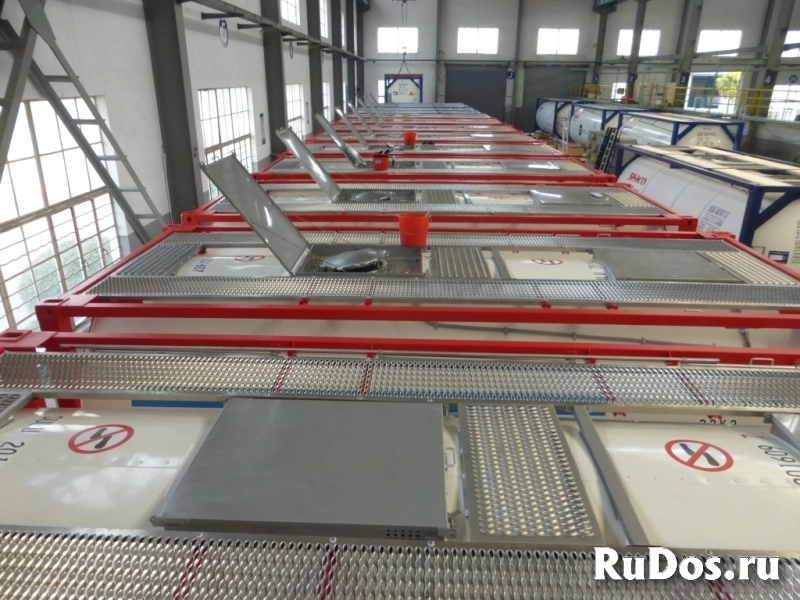 Танк-контейнер тип Т11 объём 21м3 для перевозки жидких пищевых продуктов, новый. изображение 6